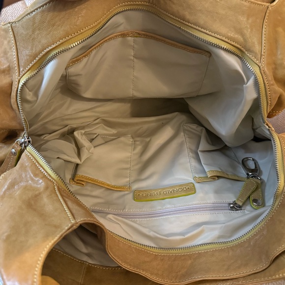 Donald J Piner Leather Hobo Bag - Picture 3 of 6